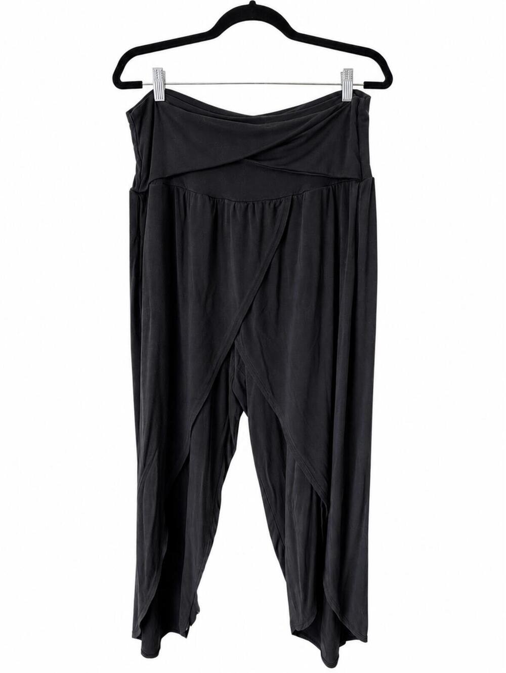 Athleta Women's Black Draped Pants Size 1X
